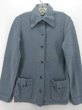 VINTAGE Dalton Sweater 8 Virgin Wool Cardigan Button Up 60s 70s Small